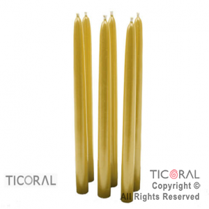 VELA 2267 VELON ORO CUMPLEA�OS x 6